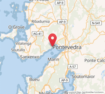 Map of Combarro, Galicia