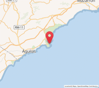 Map of Cope, Murcia