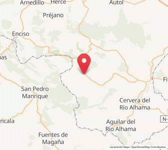 Map of Cornago, La Rioja
