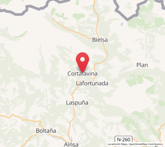 Map of Cortalaviña, Aragon