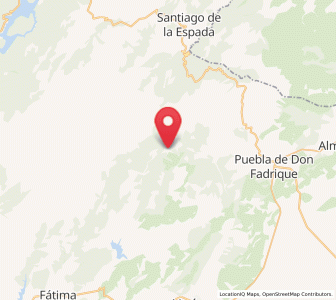 Map of Cortijos Nuevos de la Sierra, Andalusia