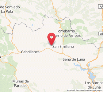 Map of Cospedal, Castille and León