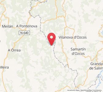 Map of Cospeito, Galicia