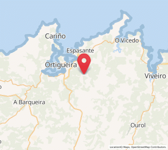 Map of Couzadoiro, Galicia