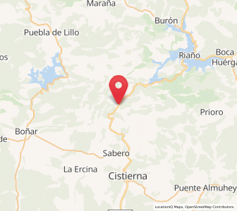 Map of Crémenes, Castille and León