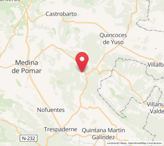 Map of Criales, Castille and León