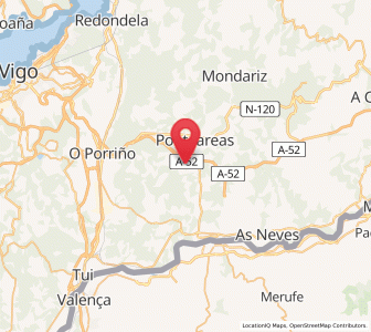 Map of Cristiñade, Galicia