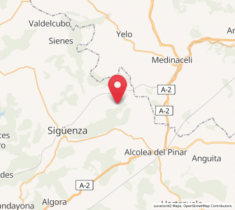 Map of Cubillas del Pinar, Castille-La Mancha