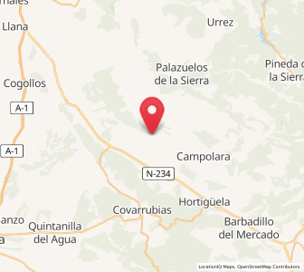Map of Cubillejo, Castille and León