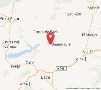 Map of Cuevas de Puente Abajo, Andalusia