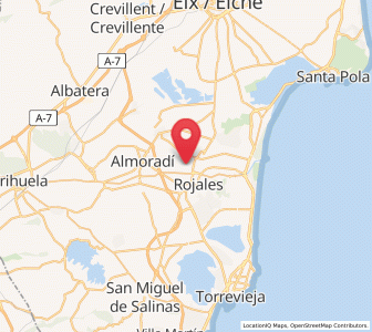 Map of Daya Vieja, Valencia