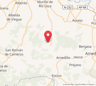 Map of Dehesillas, La Rioja