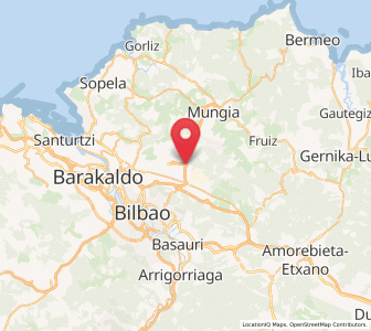 Map of Derio, Basque Country