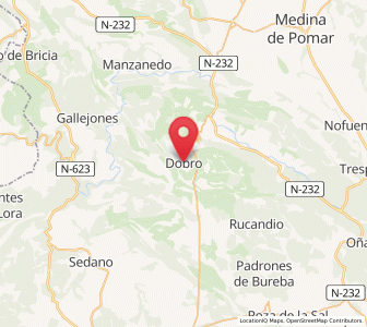 Map of Dobro, Castille and León