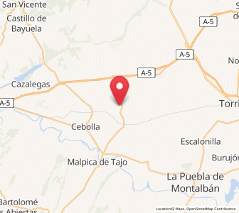 Map of Domingo Pérez, Castille-La Mancha