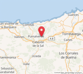 Map of Duña, Cantabria