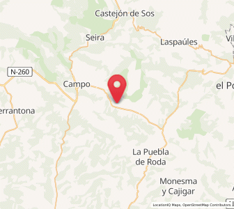 Map of Egea, Aragon