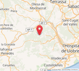 Map of El Amunt, Catalonia