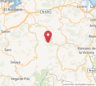 Map of El Avellanal, Cantabria