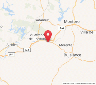 Map of El Carpio, Andalusia