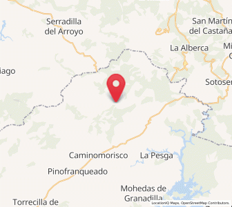 Map of El Cerezal, Extremadura