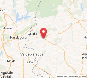Map of El Cubillo de Uceda, Castille-La Mancha
