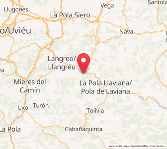 Map of El Invernal, Asturias