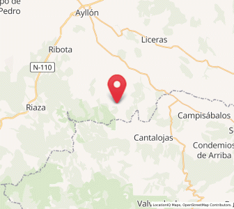 Map of El Muyo, Castille and León