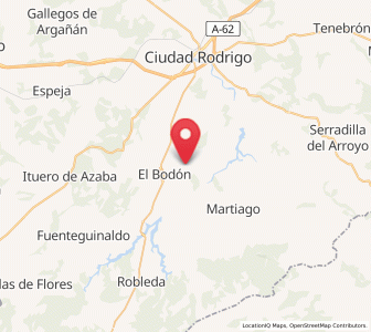 Map of El Olmo, Castille and León