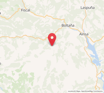 Map of El Pueyo, Aragon