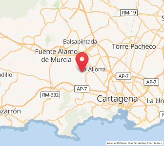 Map of El Realenco, Murcia