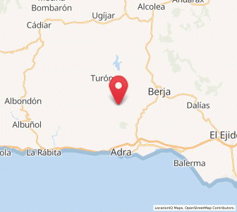 Map of El Río Grande, Andalusia