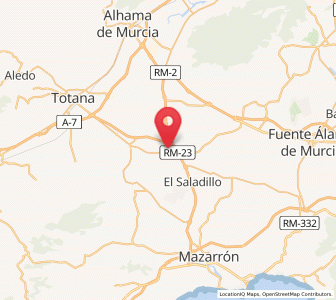 Map of El Romero, Murcia