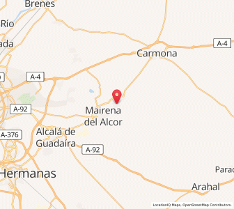 Map of El Viso del Alcor, Andalusia