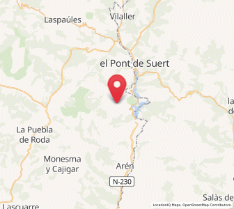 Map of Els Molins, Aragon