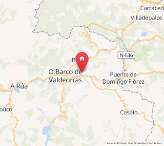 Map of Entoma, Galicia