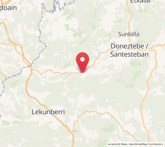 Map of Eratsun, Navarre