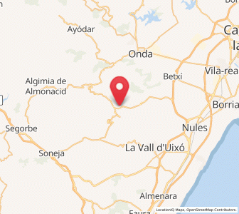Map of Eslida, Valencia