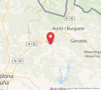 Map of Esnotz, Navarre