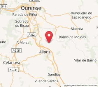 Map of Espiñeiros, Galicia