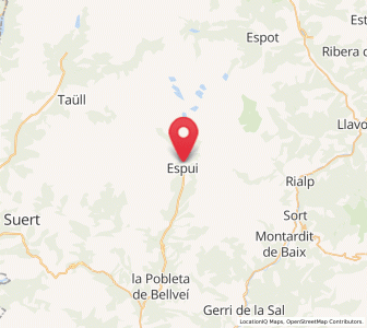 Map of Espúy, Catalonia