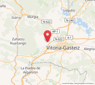Map of Estarrona, Basque Country