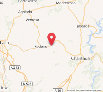 Map of Fafián, Galicia
