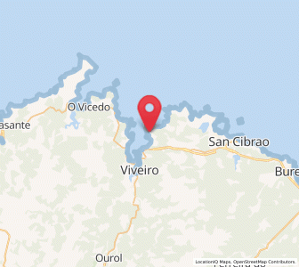 Map of Faro, Galicia