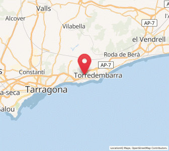 Map of Ferrán, Catalonia