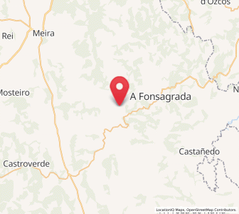 Map of Ferreirola, Galicia