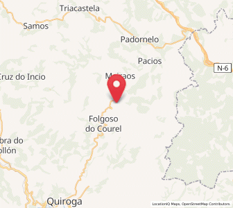 Map of Ferreirós de Abaixo, Galicia
