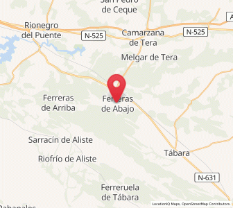 Map of Ferreras de Abajo, Castille and León