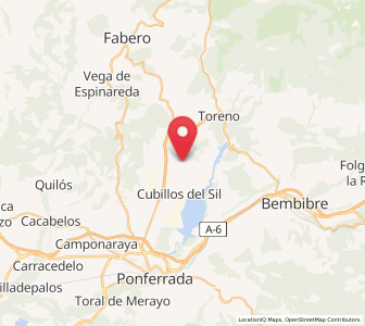 Map of Finolledo, Castille and León