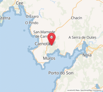 Map of Fondo, Galicia